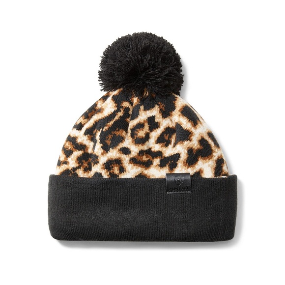 Ariat Accessories - Women’s ARIAT Uni Tarsia leopard beanie